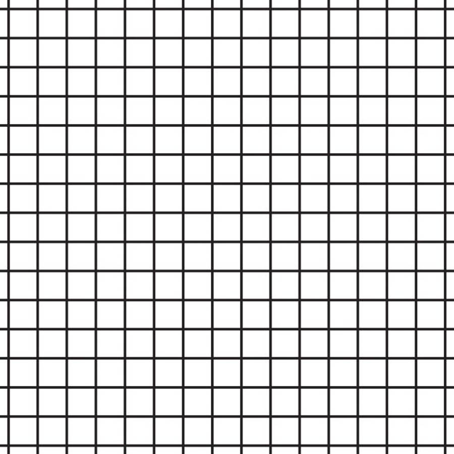 Black And White Squares Grid Line Pattern Wallpaper