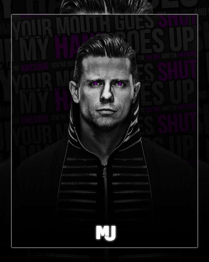 Black And White The Miz Wallpaper