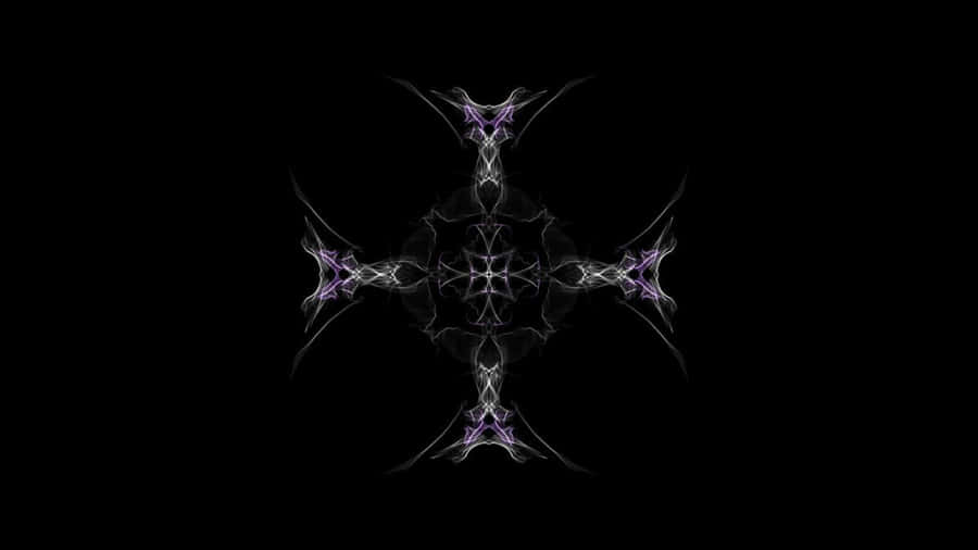 Black Art Cross Wallpaper