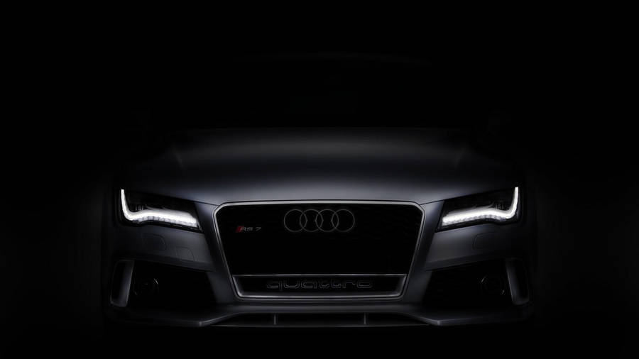 Black Audi Rs Front Wallpaper