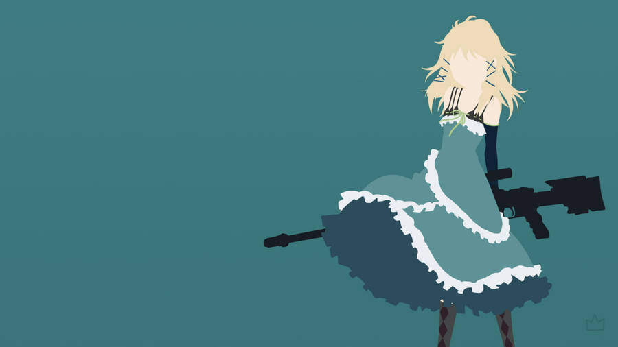 Black Bullet Tina Vector Art Wallpaper