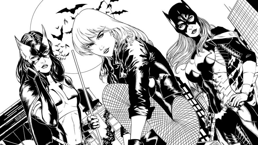 Black Canary Comic Art Wallpaper