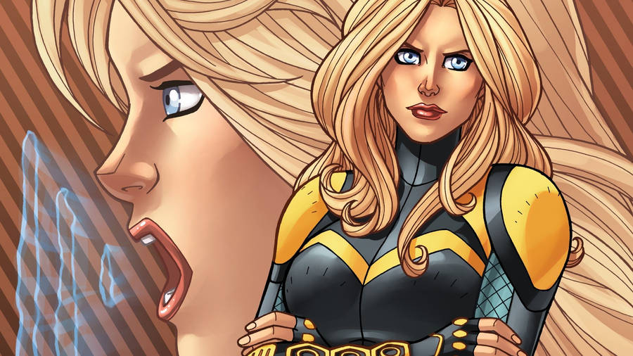 Black Canary Illustration Wallpaper