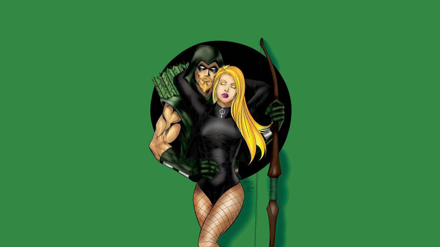 Black Canary With Lover Wallpaper