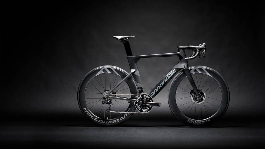 Black Cannondale Road Bike Wallpaper