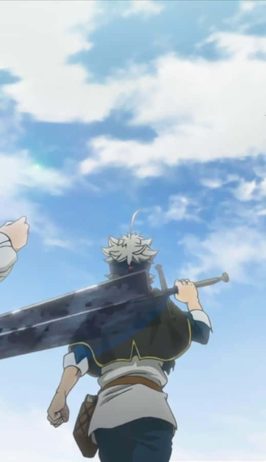 Black Clover Asta Blue Sky Iphone Wallpaper