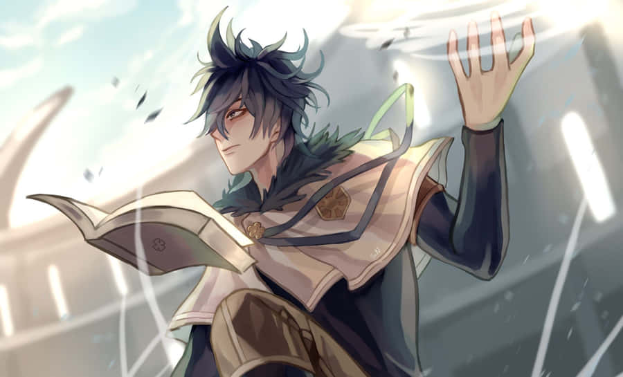 Black Clover Yuno Digital Artwork Wallpaper