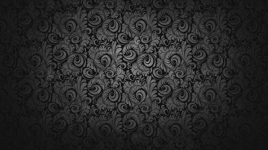 Black Floral Abstract Background Wallpaper