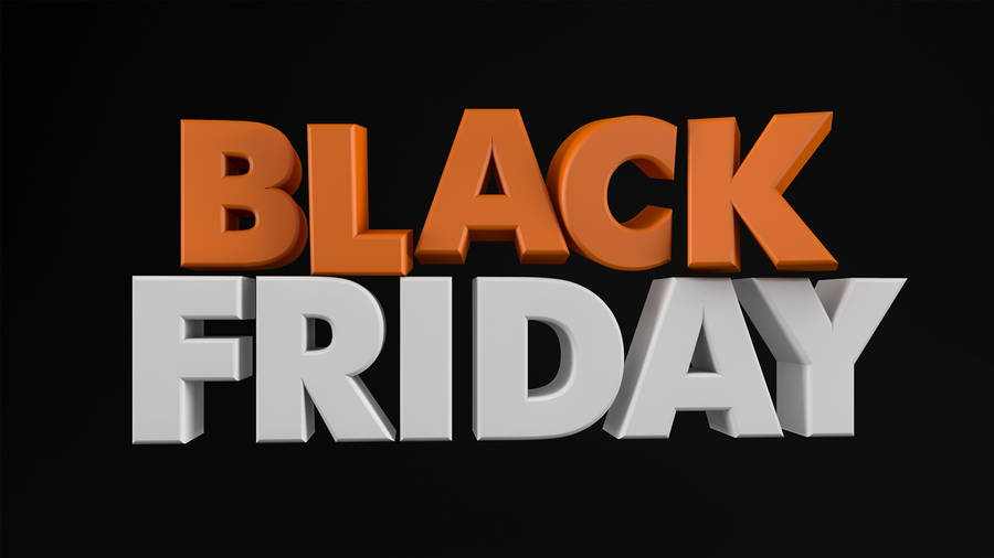 Black Friday Orange Wallpaper