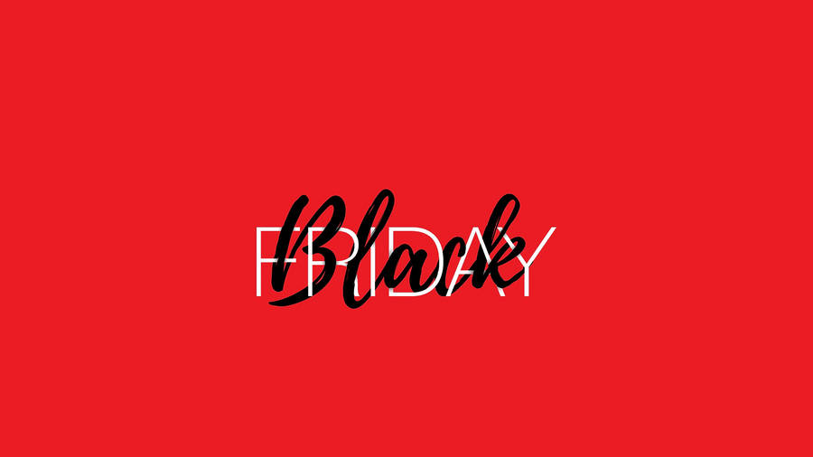 Black Friday Red Art Wallpaper