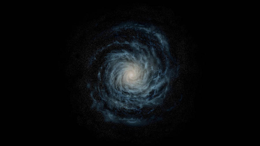 Black Galaxy Spiral Wallpaper