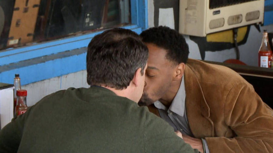 Black Gay Man With A White Partner Wallpaper