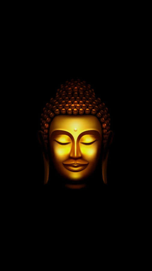 Black Gold Buddha Wallpaper