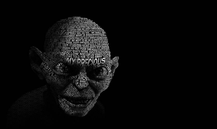 Black Gollum Lotr Hd Wallpaper