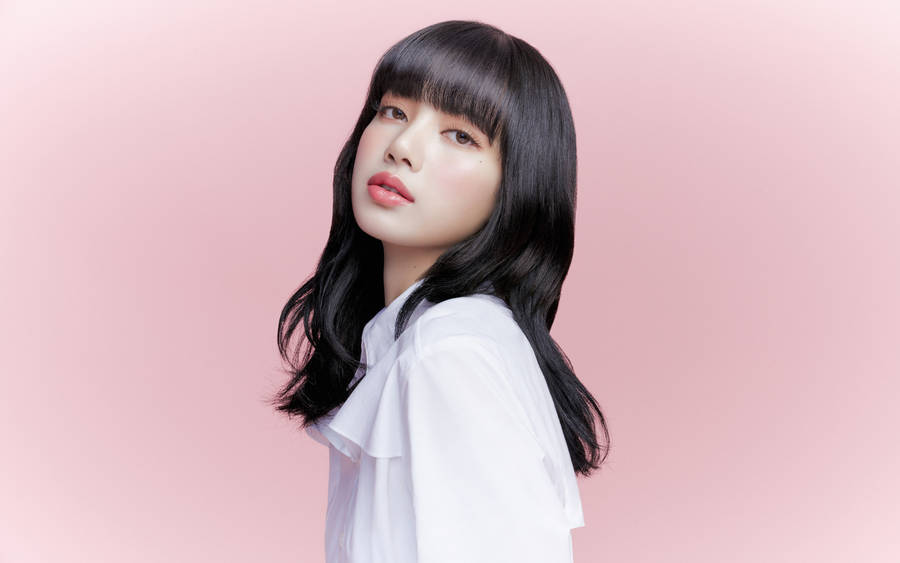 Black-haired Lalisa Manoban Wallpaper