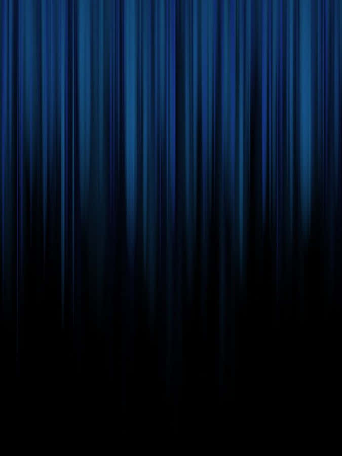 Black Ipad With Blue Stripes In Curtain Effect Wallpaper