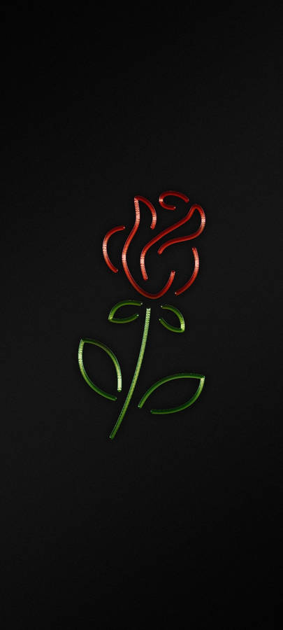 Black Iphone Rose Wallpaper