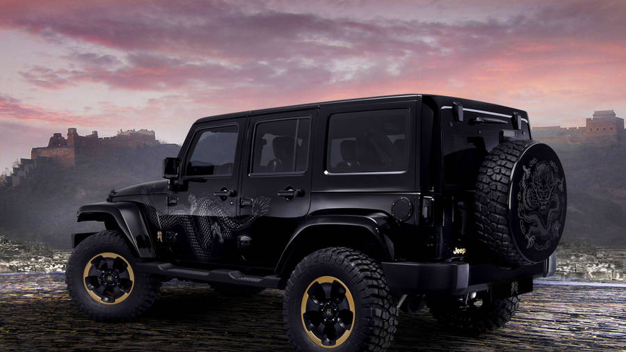 Black Jeep 2014 Wrangler Wallpaper