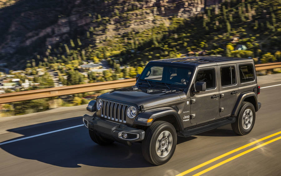 Black Jeep Overexposure Wallpaper