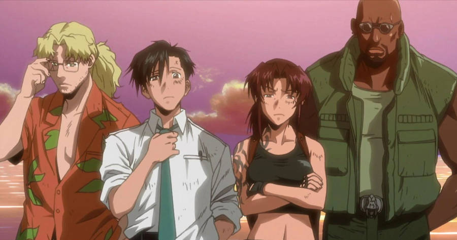 Black Lagoon Anime Characters Wallpaper