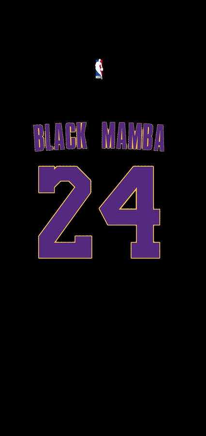 Black Mamba 24 Lakers Logo Wallpaper