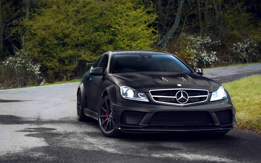 Black Mercedes Amg Car Wallpaper