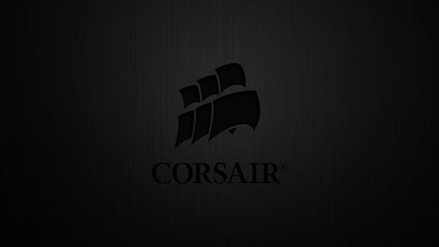 Black Metal Corsair Logo Wallpaper