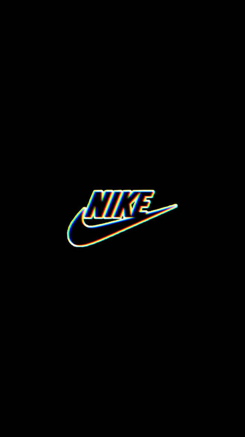 Nike logo on black background best sale