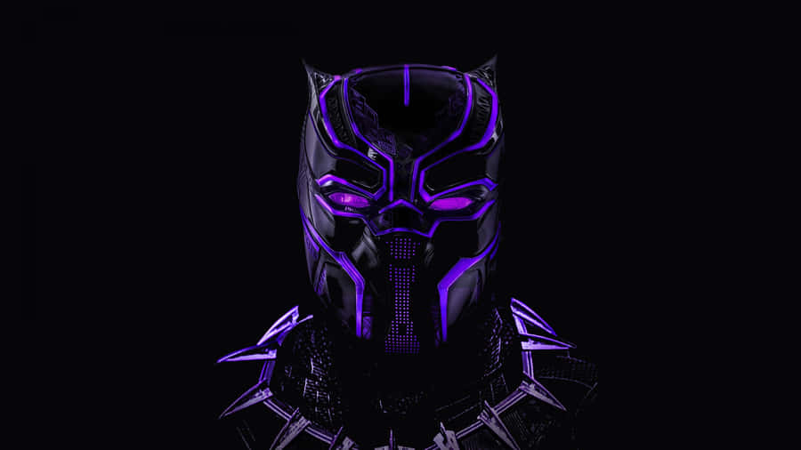 Black Neon Hd Black Panther Wallpaper