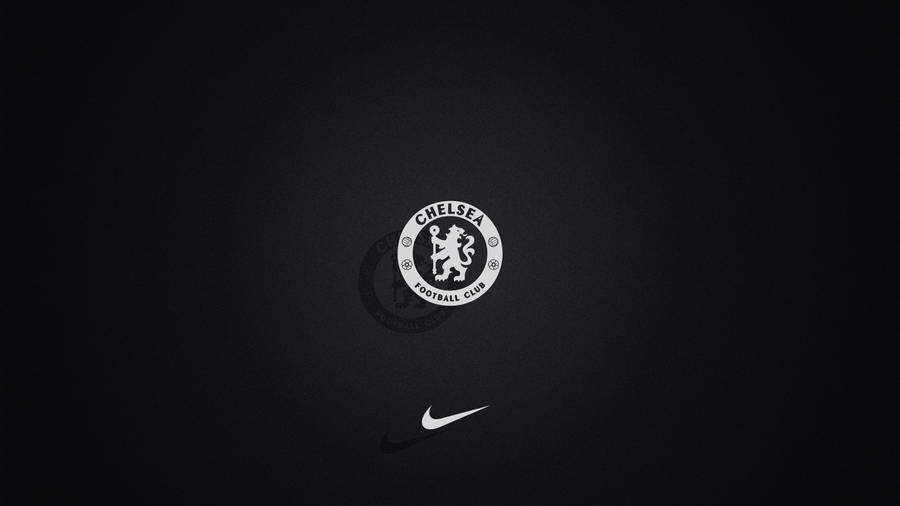 Black Nike Chelsea Fc Logo Wallpaper