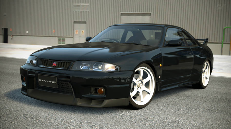 Black Nissan Skyline Gtr R33 Wallpaper