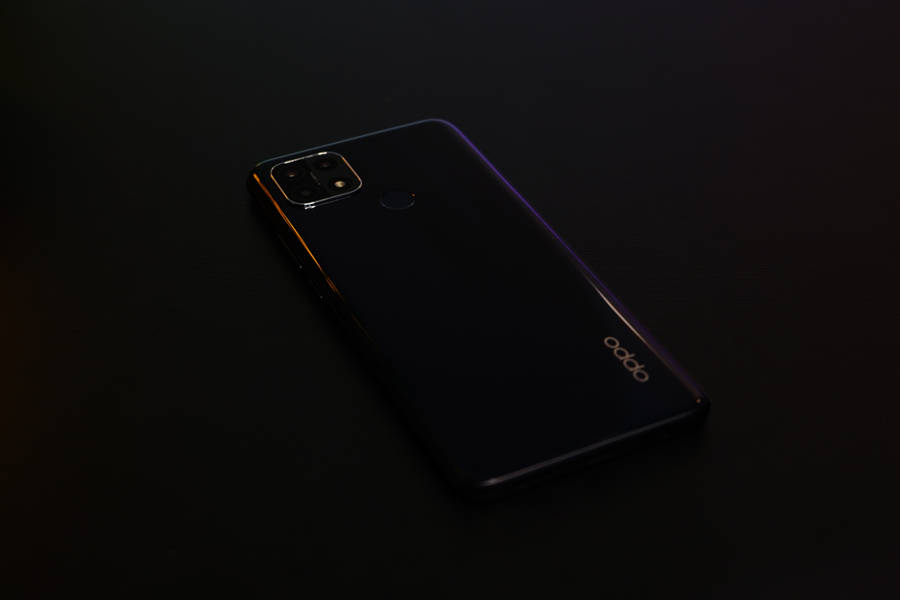 Black Oppo Smartphone Wallpaper