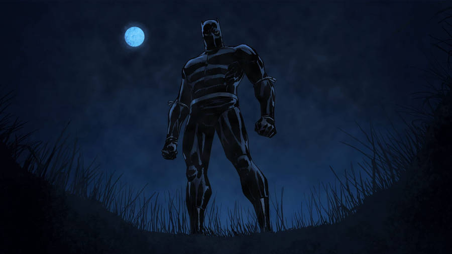 Black Panther Superhero Comic Book Wallpaper