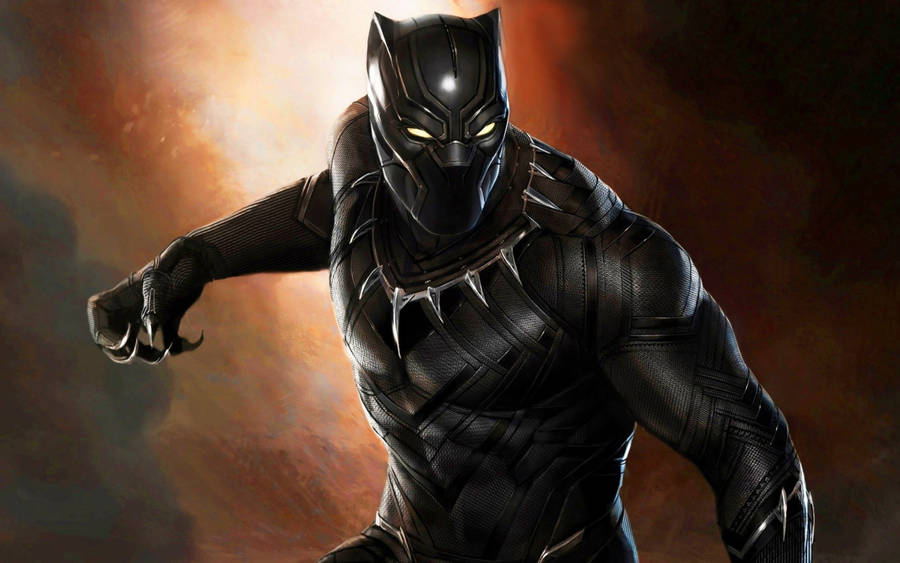 Black Panther Superhero Marvel Character Wallpaper