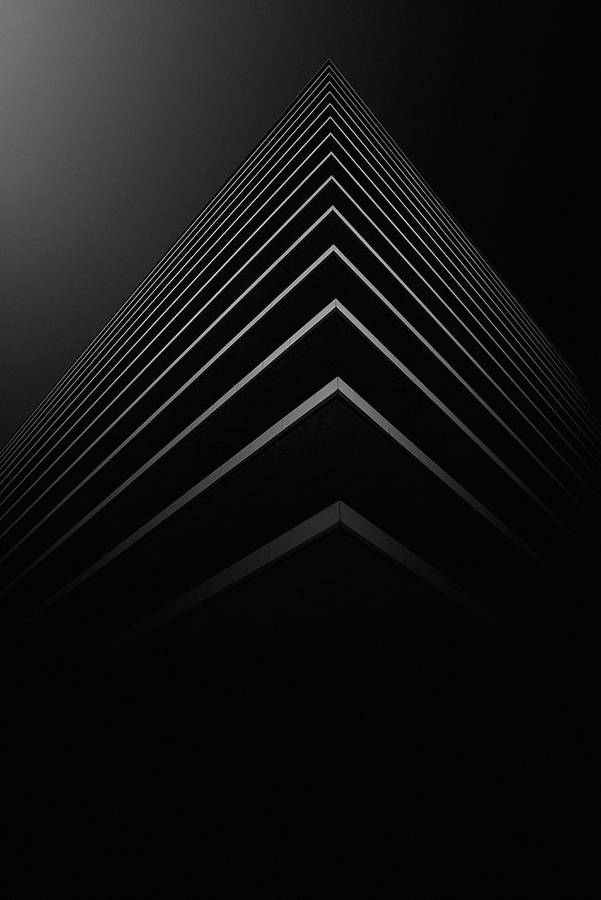 Black Pyramid 3d Wallpaper