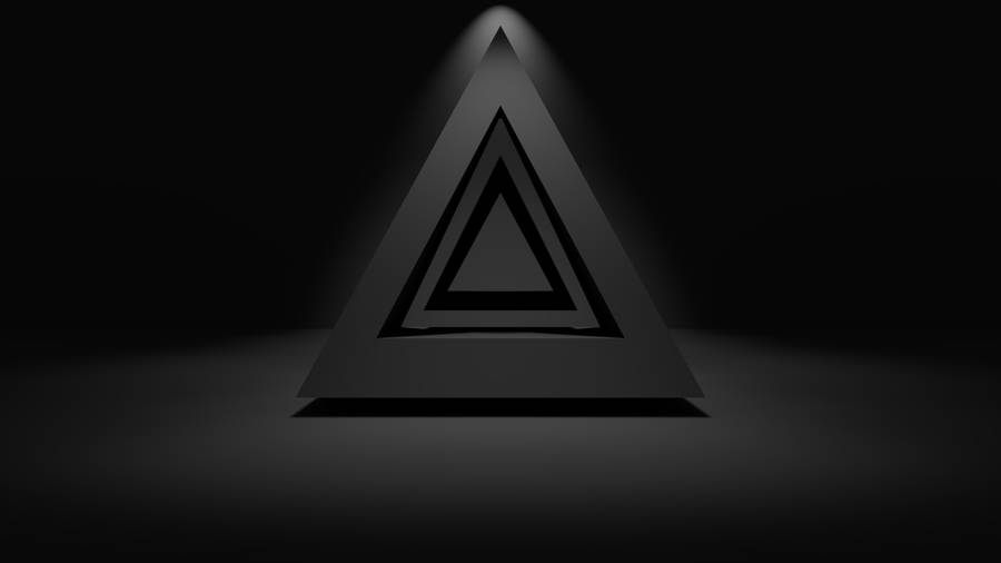 Black Pyramid Aesthetic Wallpaper