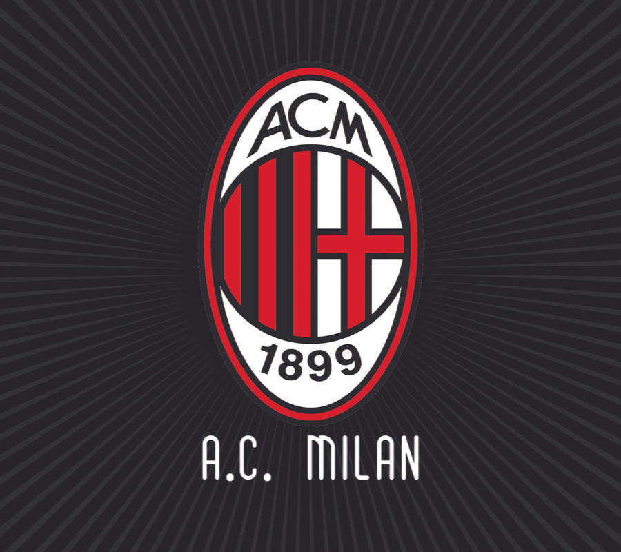 Black Rays Ac Milan Wallpaper