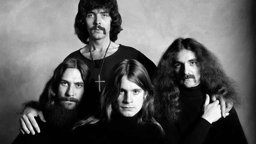 Black Sabbath Classic Band Portrait Wallpaper