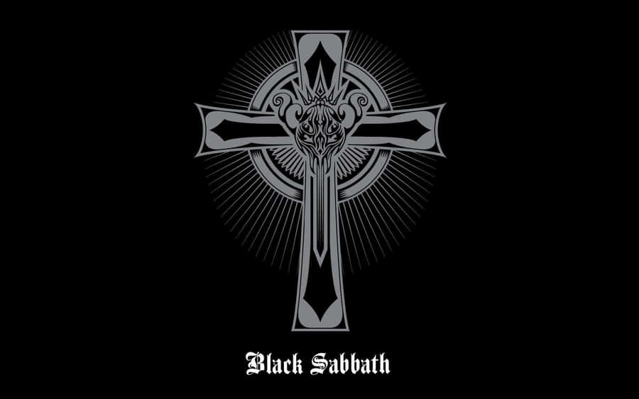 Black Sabbath Cross Logo Wallpaper