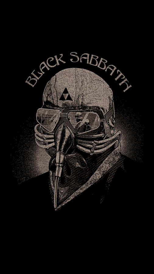 Black Sabbath Gas Maskand Helmet Artwork Wallpaper