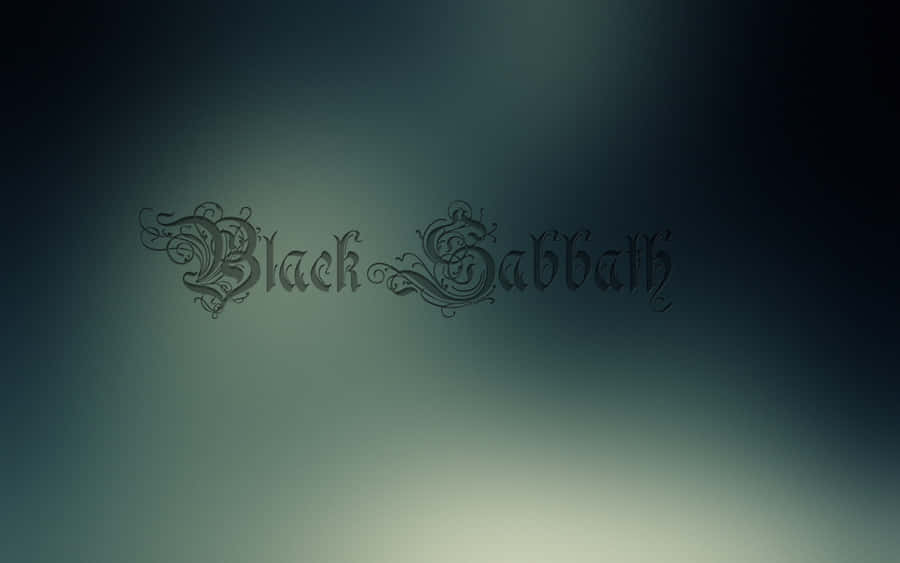 Black Sabbath Logo Background Wallpaper