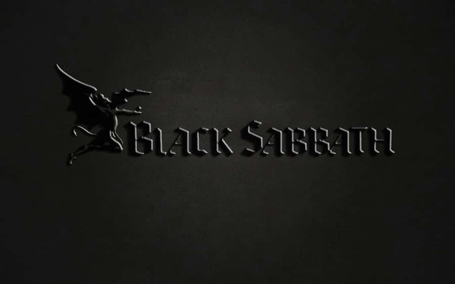 Black Sabbath Logo Dark Background Wallpaper