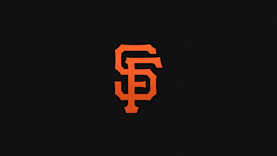 Black San Francisco Giants Logo Wallpaper