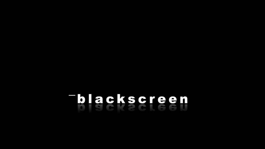 Black Screen Black Hd Desktop Wallpaper