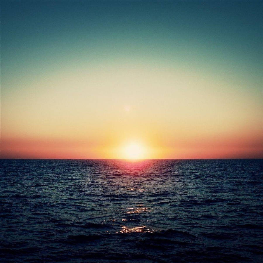 Black Sea Ocean Sunset Wallpaper