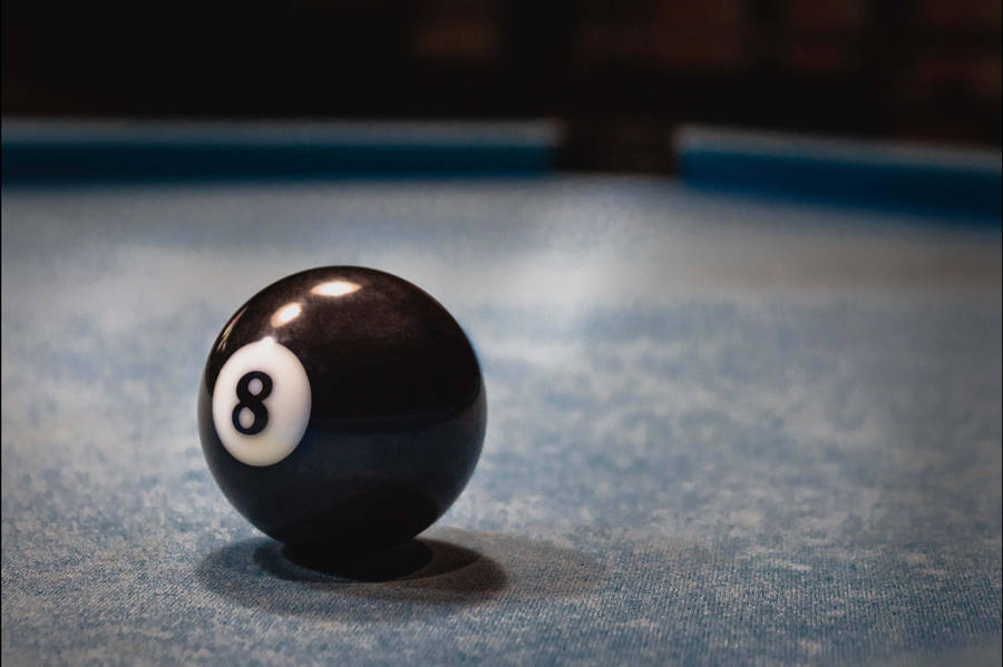 Black Snooker Ball Wallpaper