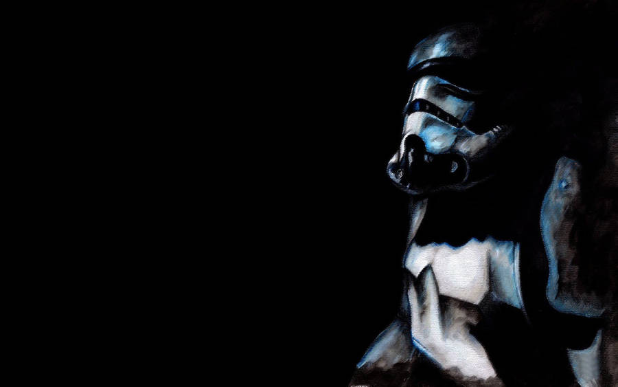 Black Stormtrooper Cover Wallpaper