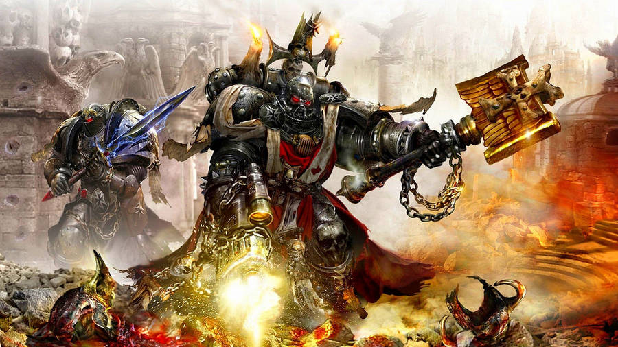 Black Templars Space Marines Warhammer 40k Wallpaper