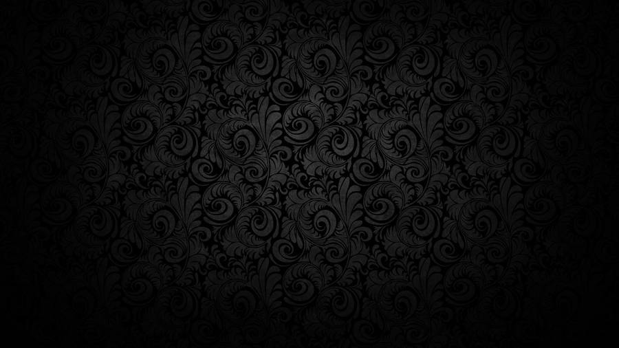 Black Texture Ornate Pattern Wallpaper