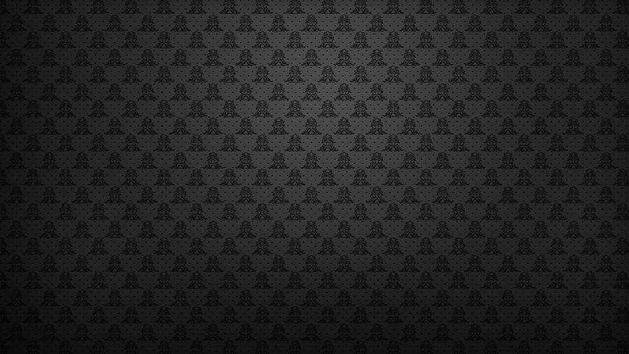 Black Texture Shield Pattern Wallpaper